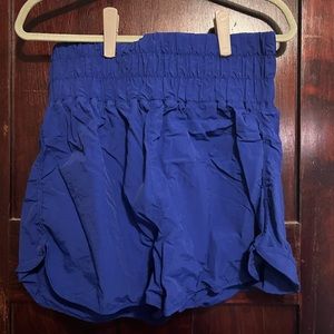 Zenana Royal Blue Wide Band Active Shorts size XL